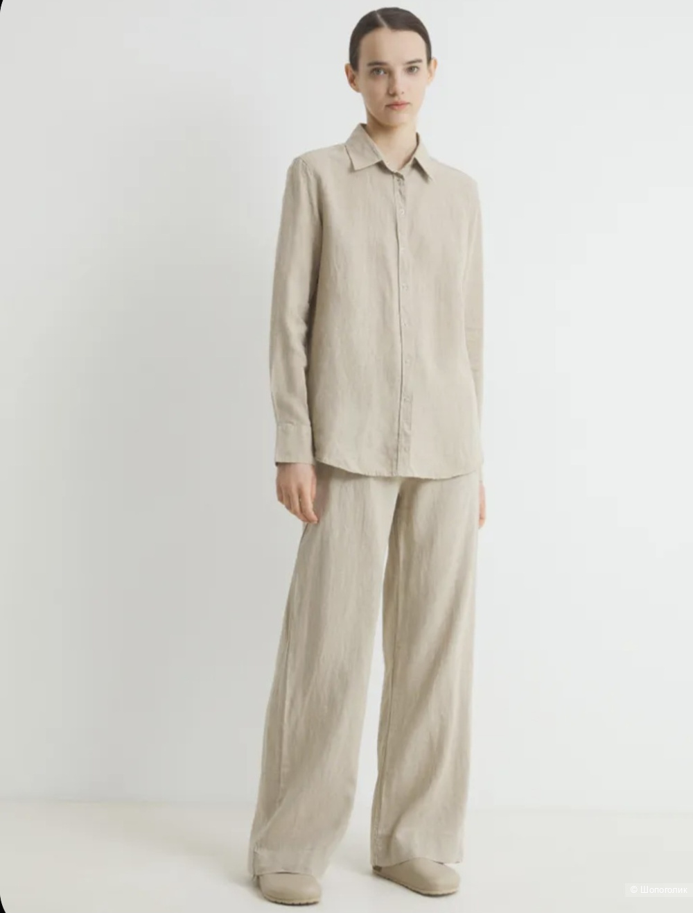 Льняная рубашка Maison David/42-46