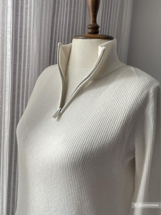 Massimo Dutti. свитер женский с воротником-поло, М