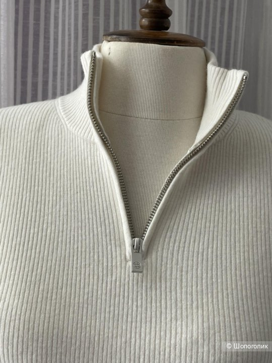 Massimo Dutti. свитер женский с воротником-поло, М