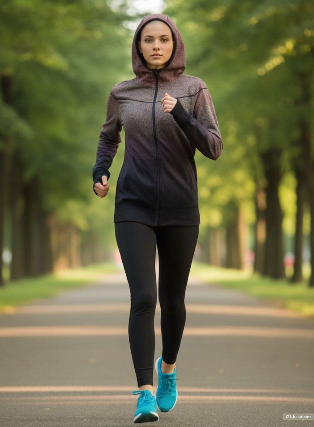 Спортивное зип худи The new L