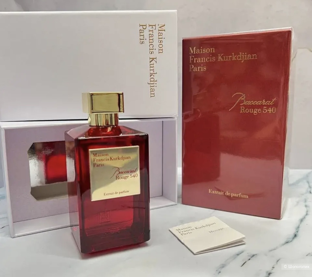 Туалетная вода под Baccarat Rouge 540, 100мл