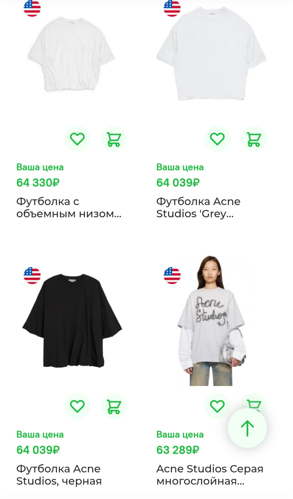 Футболка Acne Studios, 44-46