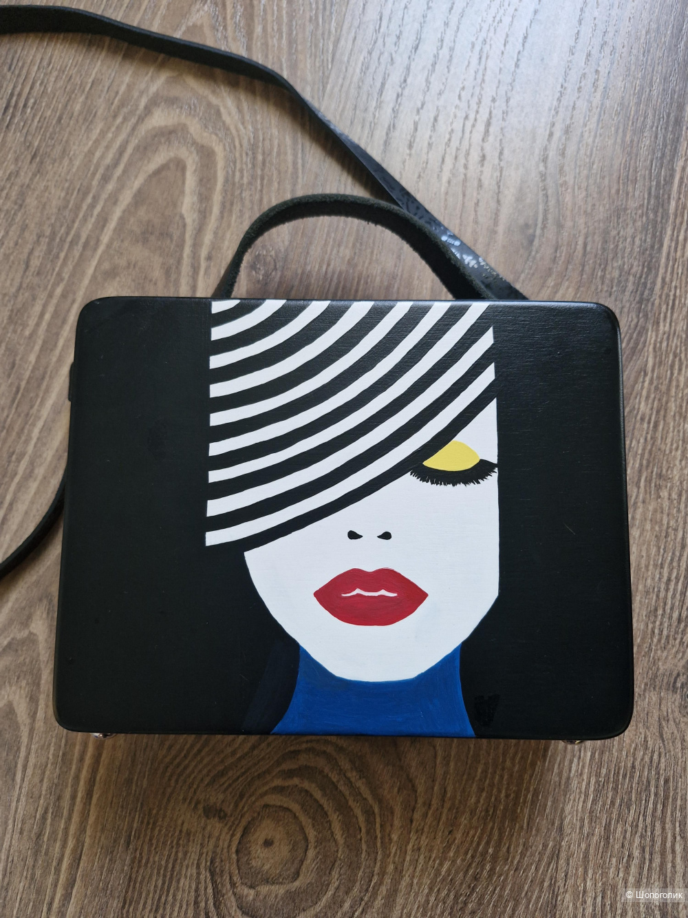 Сумка из дерева, no name, 22 на 17/6