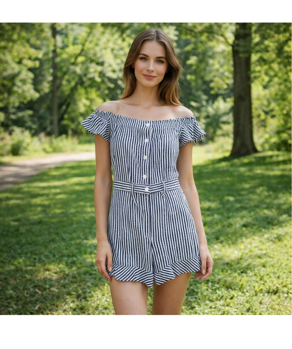 Комбинезон-шорты в полоску Zara 44 р.