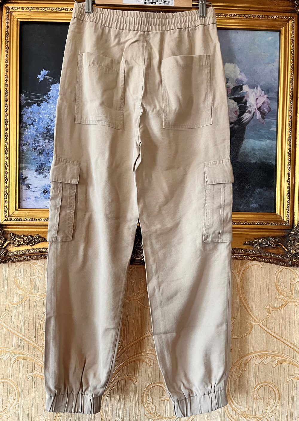 Zara летние брюки карго, размер 42-44