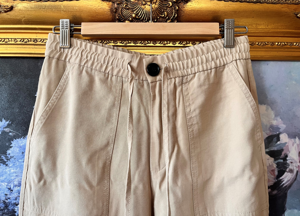 Zara летние брюки карго, размер 42-44