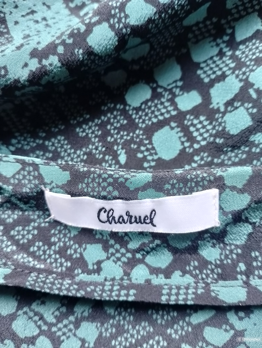 Блузка Charuel шелк змеиный принт, L