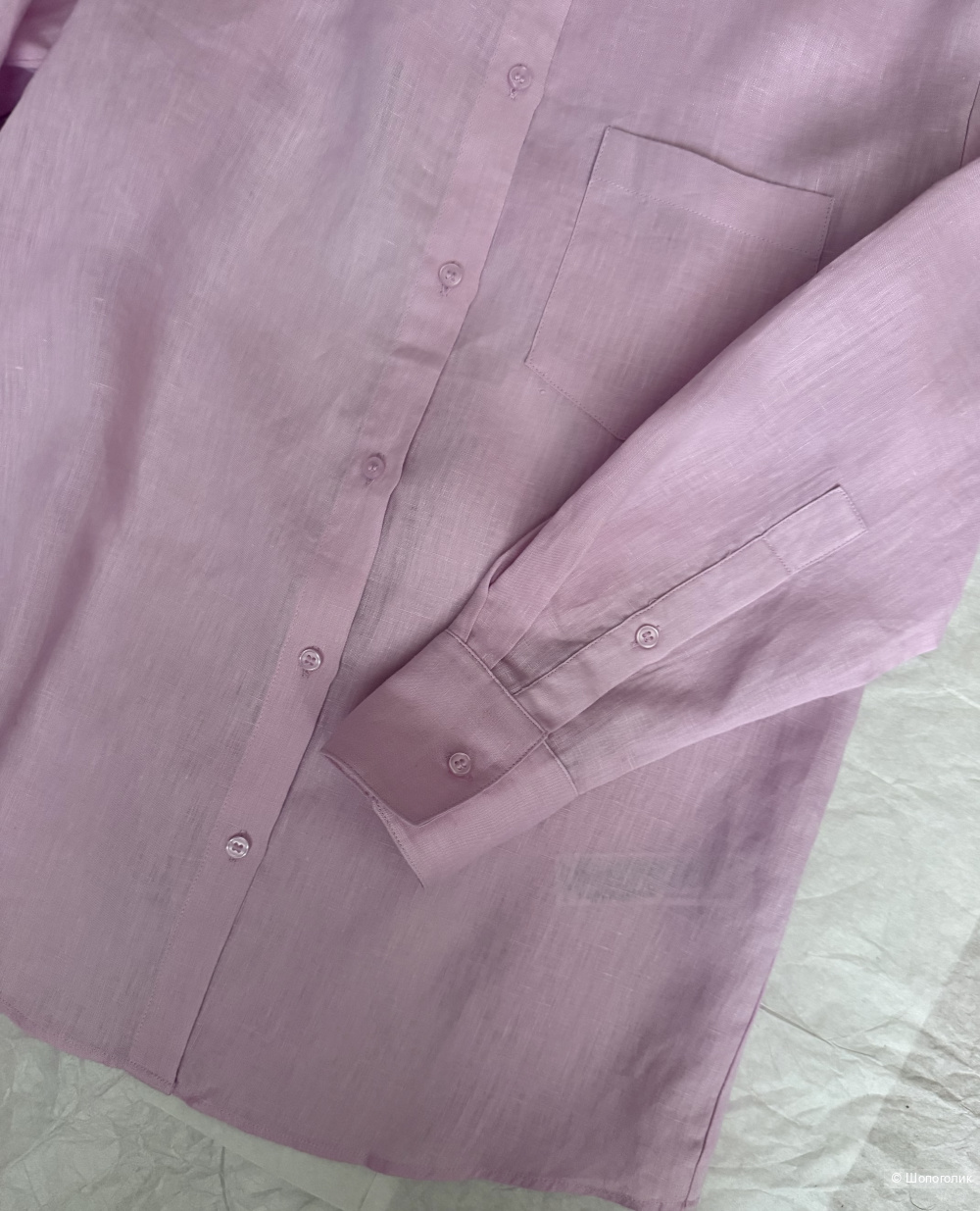 Рубашка ZARA лен,44 размер.