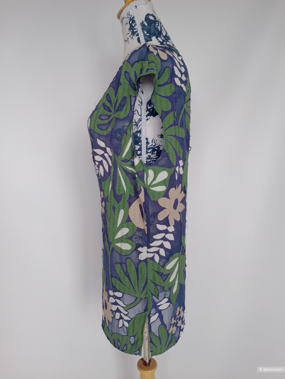 Блуза цветочная Elena miro с апликацией, фр42